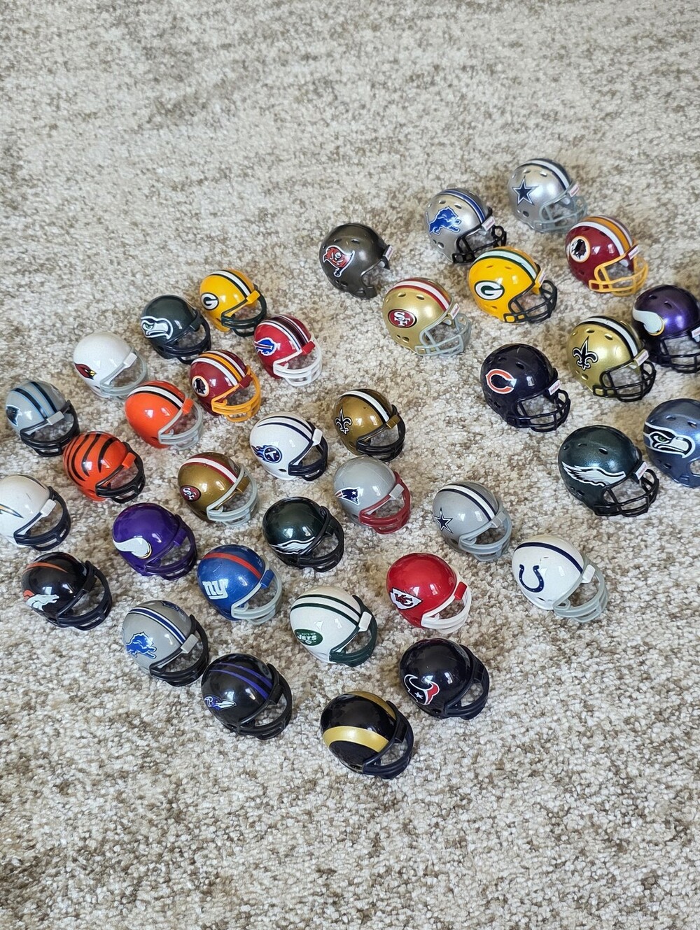 NFL Mini Football Helmet Lot Collection Riddell 2010 & Unbranded